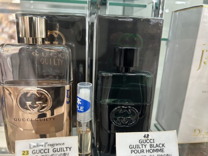 GUILTY BLACK グッチ ギルティブラックプールオム 香水 ボトル写真